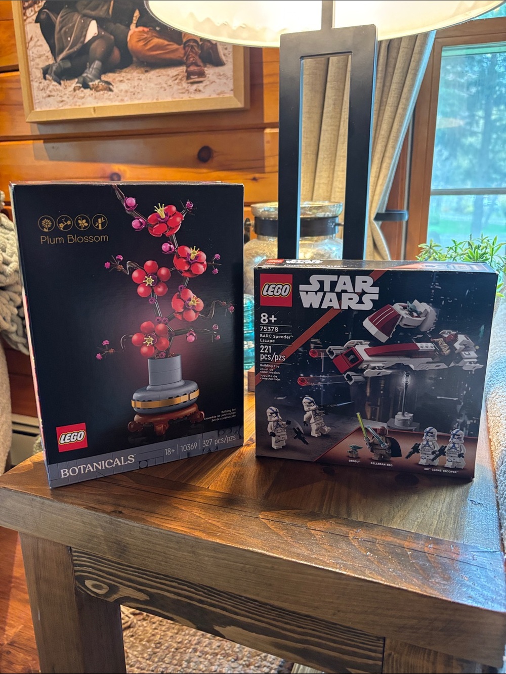 🆕 Lego Star Wars Red, Black & White Republic Speeder and Plum Blossom Set Boxes